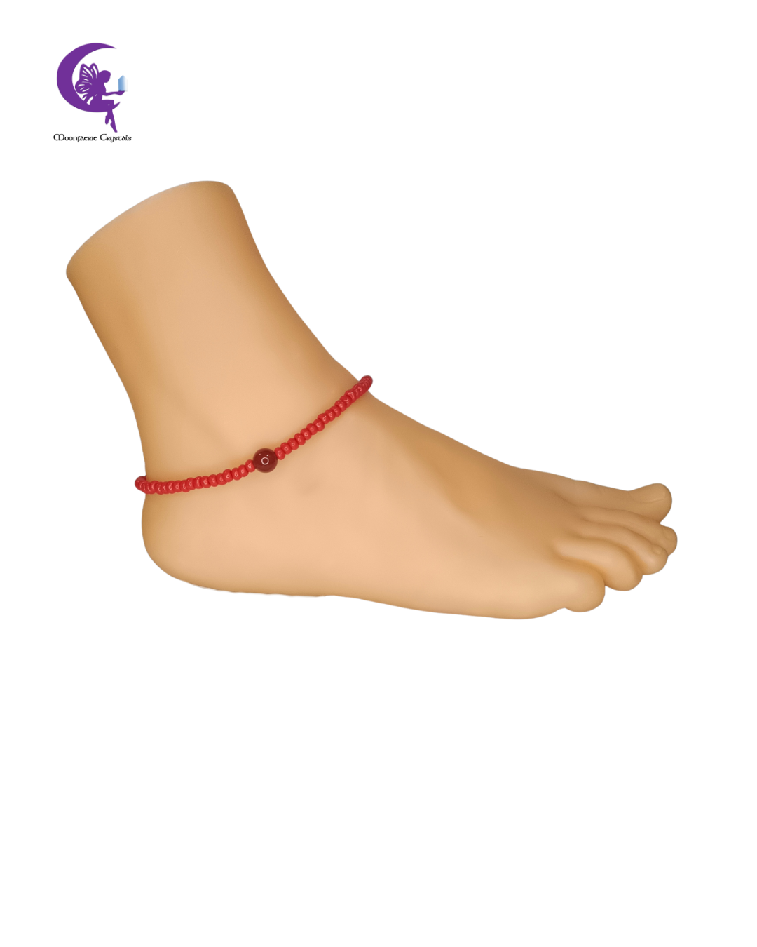 Carnelian Rise of The Phoenix Anklet