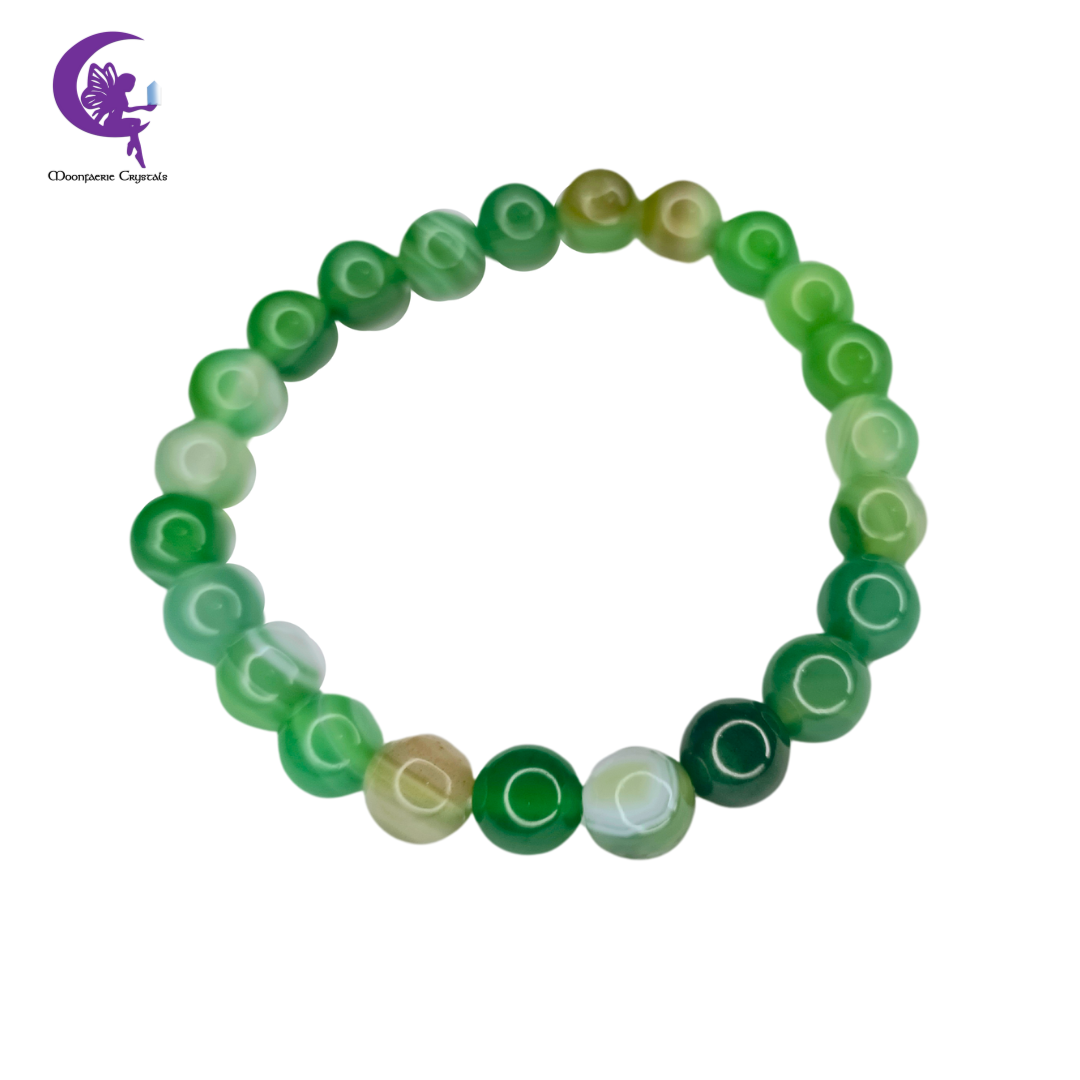 Green Agate Feng Shui Wealth & Harmony Bracelet