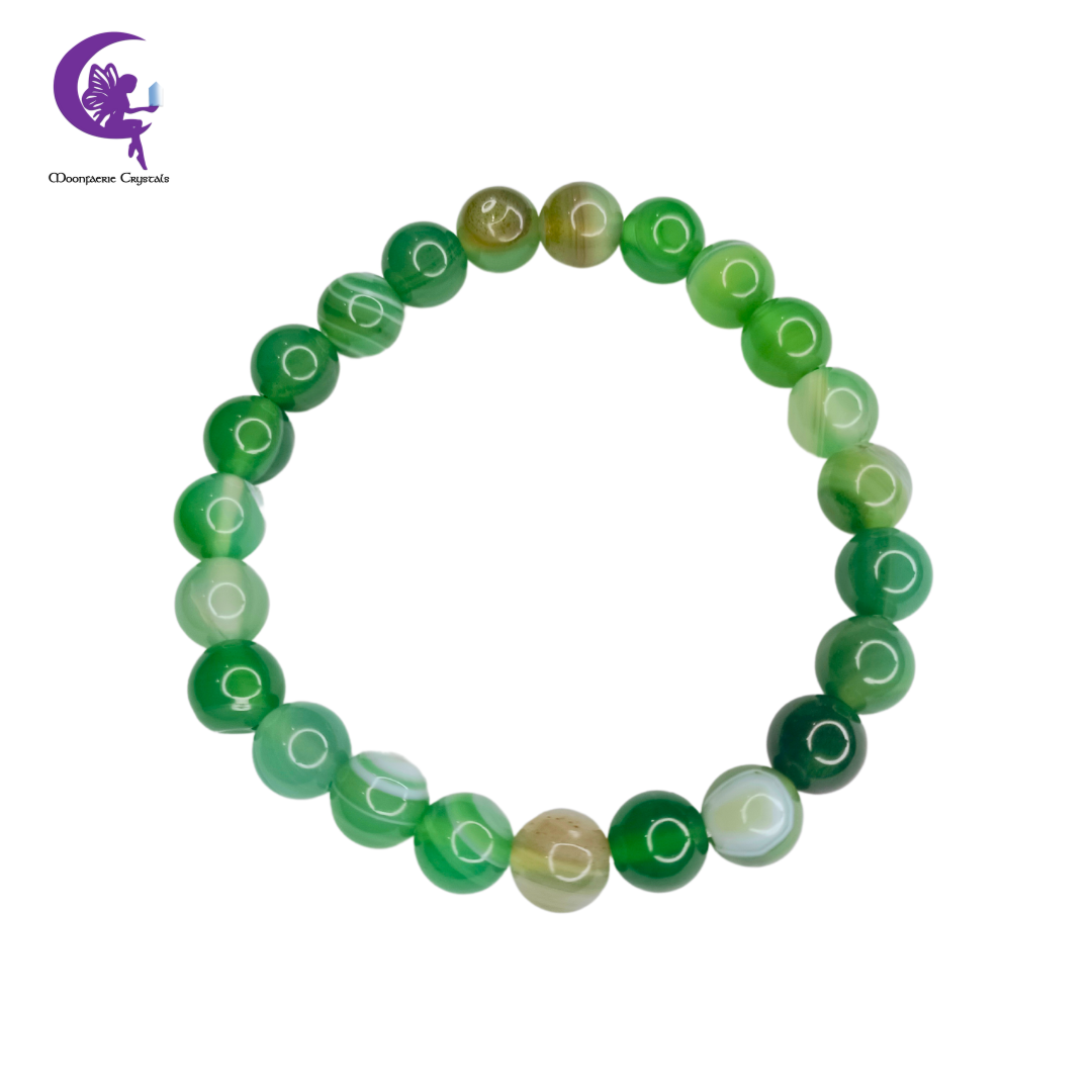 Green Agate Feng Shui Wealth & Harmony Bracelet