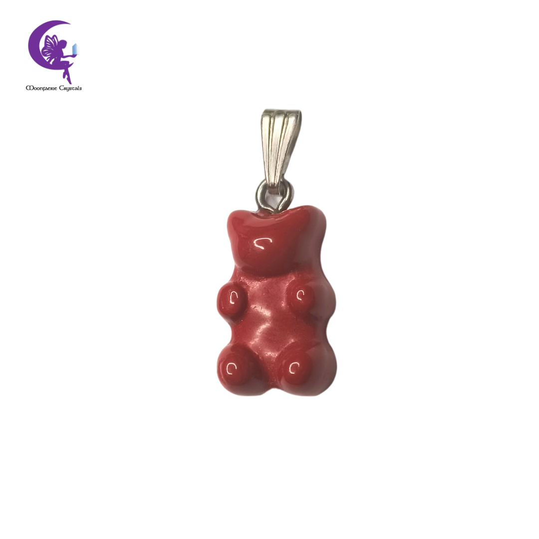 Gummy Bear Crystal Pendants