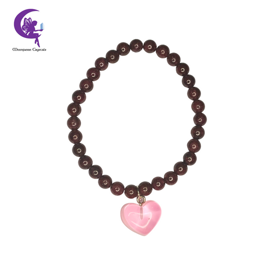 Garnet - Empower Your Heart Bracelet: Radiate Love, Embrace Strength