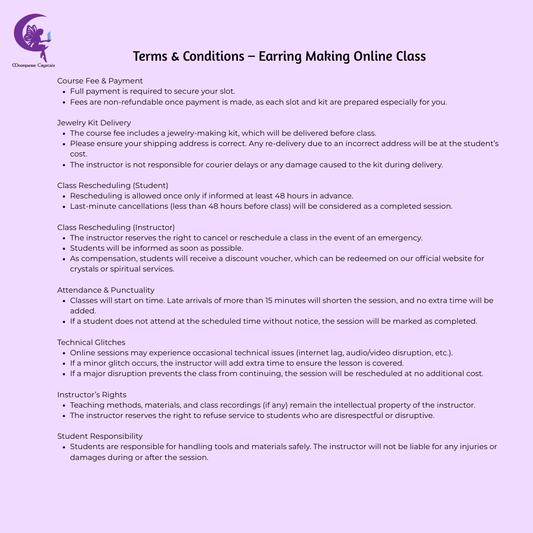 Learn to Make Your Own Earrings - Online Class