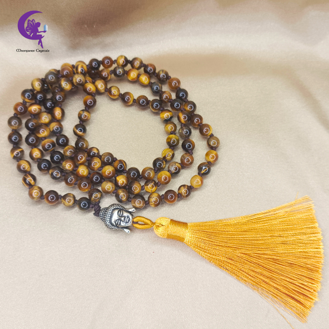 Tiger's Eye 108 Beads Confidence & Abundance Mala