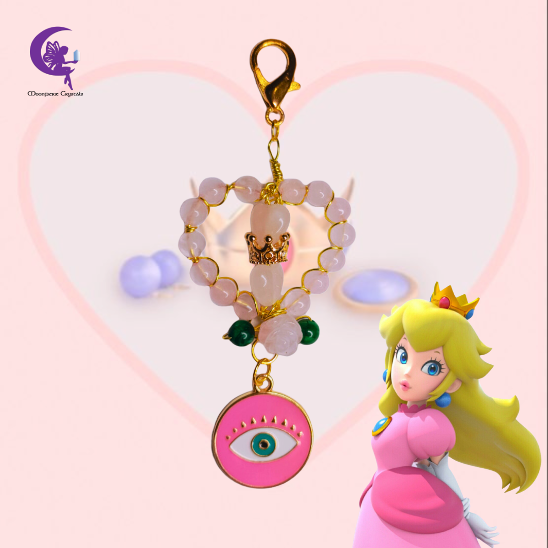 Princess Peach Keyring