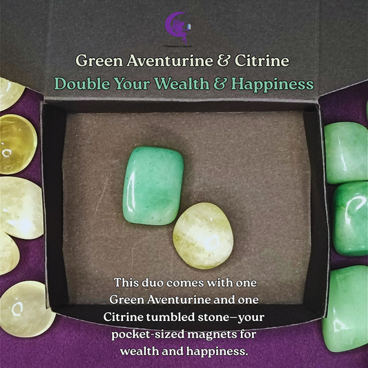 Green Aventurine & Citrine – Double Your Wealth & Happiness