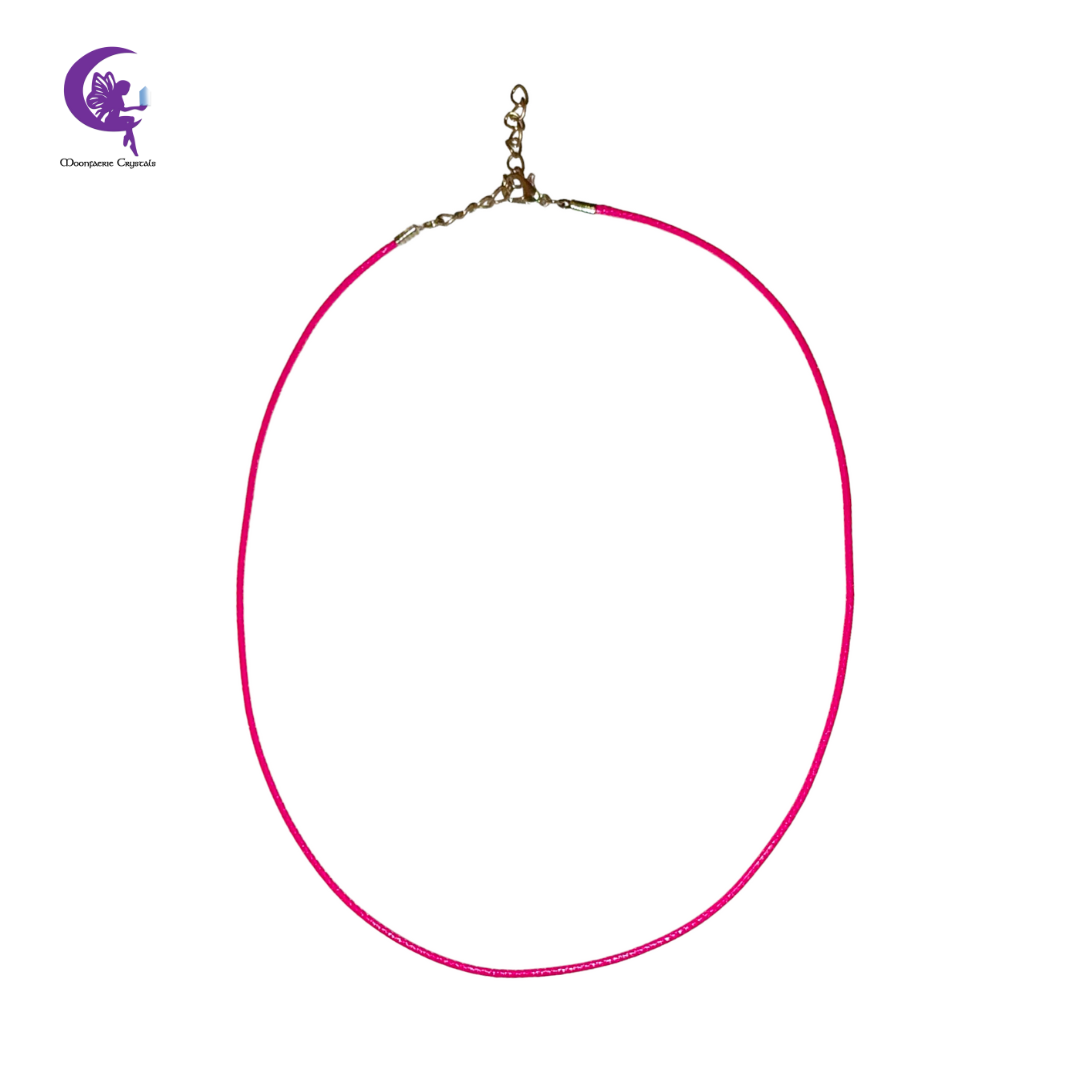 Hot Pink Cord Necklace