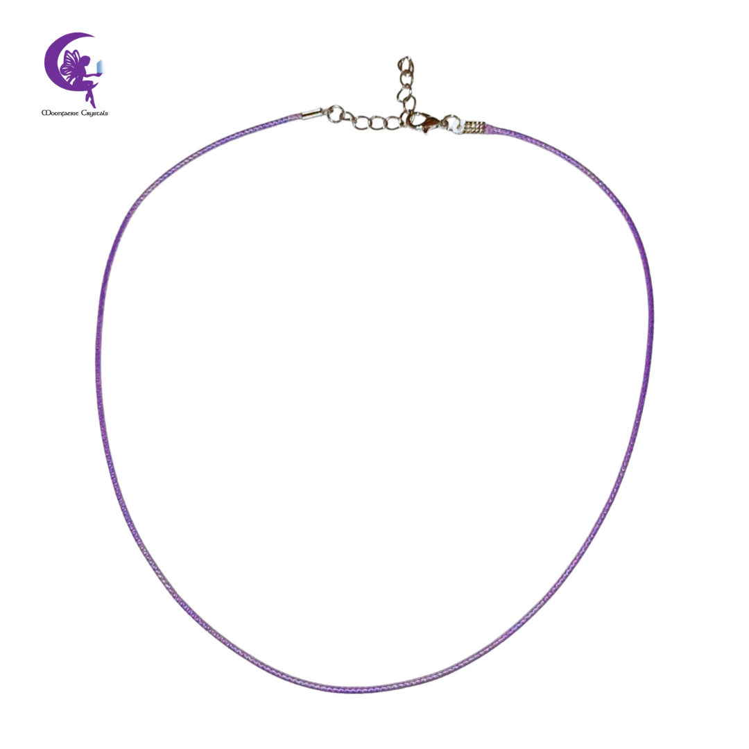 Violet Cord Necklace