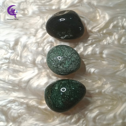 Moss Agate Tumbled Stone