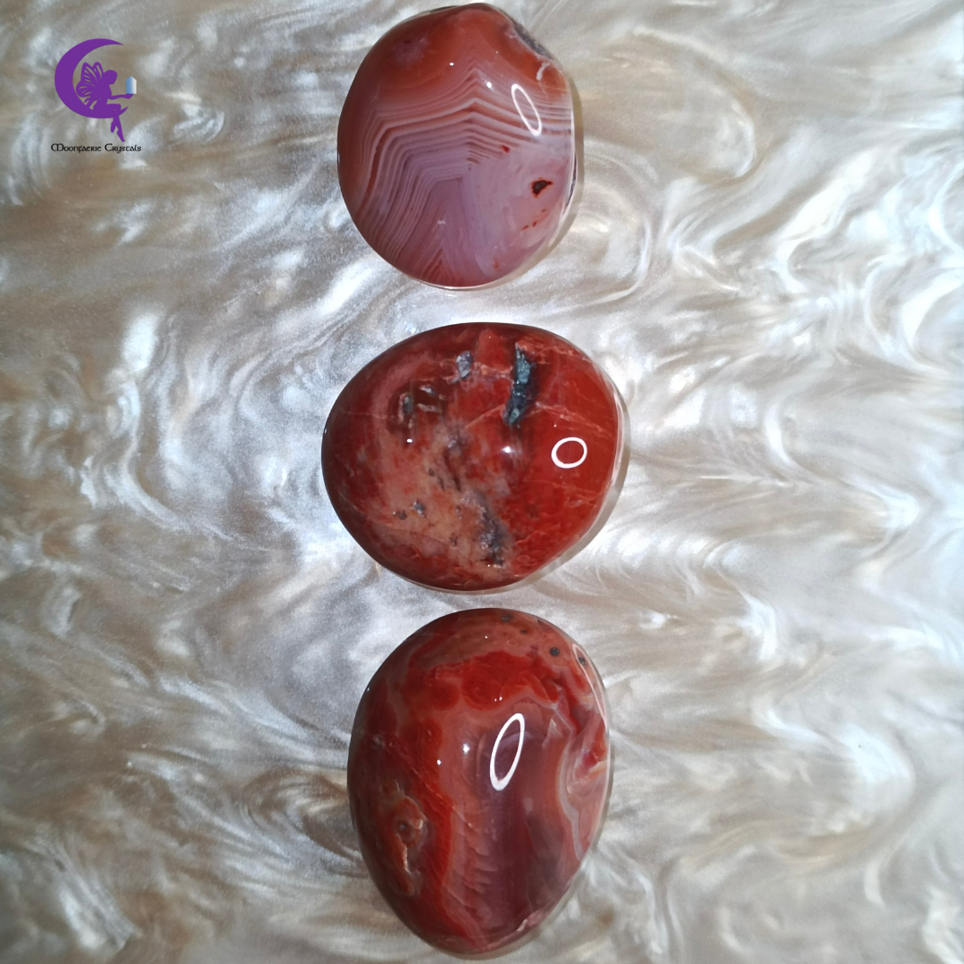 Red Agate Tumbled Stone